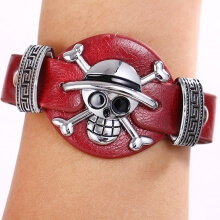 One Piece Bracelets Skull Pirates Luffy Logo