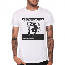 Operazione Ivy Band Rock T Shirt Bianco