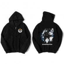 Overwatch Hanzo Hoody pre mužov čierna mikina s kapucňou