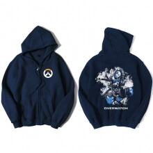 Overwatch eroe Ana Felpa uomo maglione blu