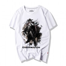  Overwatch 잉크 프린트 Mccree Tee Shirts