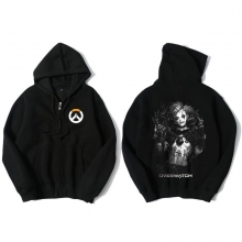 Overwatch Junkrat hoodie voor jonge zwarte Sweat shirt