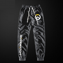 Overwatch Logo Casual Trousers Blue Sweatpants For Men