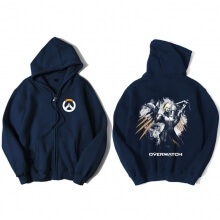 Overwatch Mercy Hoodie Men Black Hooded Sweatshirts