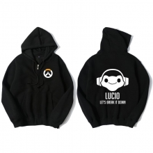 Overwatch ow soldat 76 Hoodie pentru barbati tricou negru