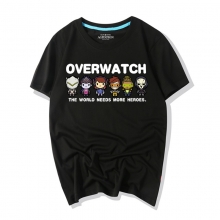  Overwatch Jeux Vidéo Cartoon Heroes T-Shirts 2