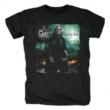 Maglietta Ozzy Osbourne Black Rain Rock Band Graphic Tees