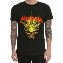 Camiseta Pantera Band Black Metal Mens Tee