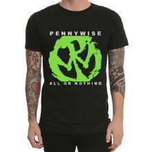 Pennywise Band Rock T-Shirt Black Heavy Metal Shirt