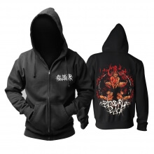 Personalizado como o sangue funciona Hoodie preto Hard Rock Metal Rock Sweatshirts