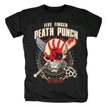 Maglietta personalizzata Death Punch a cinque dita Camicie California Hard Rock Band