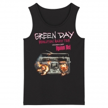 Magliette personalizzate smanicate punk da uomo Green Green Tanks Us