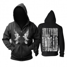 Hoodie encapuçado personalizado da música do metal das camisolas do vivo de Undead