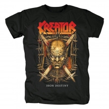 T-shirt personalizado do metal de Alemanha dos T do destino do ferro de Kreator