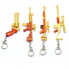 Pubg metal weapon gun model Key Chains