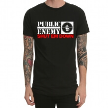 Public Enemy Rap Metal Rock T-Shirt Sort