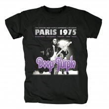 Tricou Punk Rock Graphic Tees Cool Deep Purple Live În Paris 1975