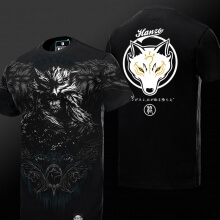 Qualidade 3D Overwatch Hanzo T-shirt Blizzard OW 4XL Preto Tees