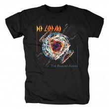 Quality Def Leppard TシャツUKメタルパンクロックバンドTシャツ