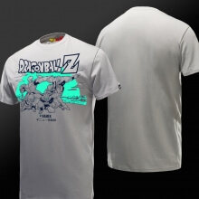 Kvalitet Dragon Ball Z T-shirt DBZ Grå XXXL T-shirts til mænd Boy