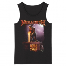 Magliette senza maniche Megadeth di qualità Us Metal Rock Tank Tops