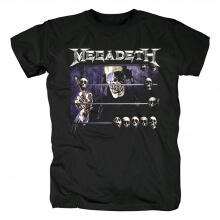 Maglietta Megadeth di qualità Us Metal Rock T-Shirt