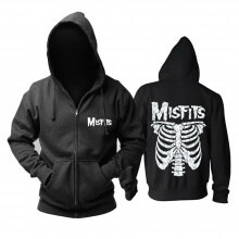 Quality Misfits Jarek Skull Hoodie Hard Rock Metal Punk Sweat Shirt