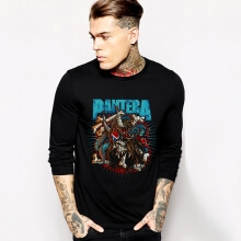 Calitate Pantera Tshirt Black Tee cu maneca lunga