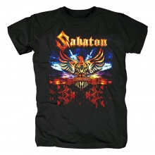 Maglietta Sabaton di qualità Svezia Metal Punk Rock Band T-Shirt