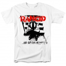 Rancid Ve Dışarı Gel Kurtlar Tee Gömlek Kaya T-Shirt