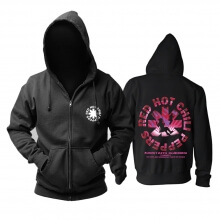 Kırmızı Sıcak Biber Biber Kapüşonlu Tişörtü Metal Punk Rock Grubu Hoodie