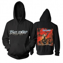 Amanhecer de rapsódia da vitória Hoody Itália Metal banda de música Hoodie