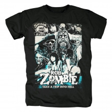 Faixa do zombi de Rob Tees T-shirt da rocha do metal