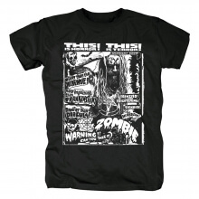 T-shirt branco do zombi da faixa de Rob Zombie Camisetas