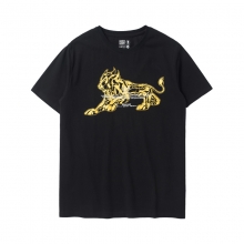 Saint Seiya Leo Tshirts Sort bomuldst Tee