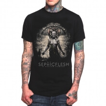 Septic Flesh Rock T-Shirt Black Heavy Metal Shirt 