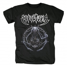 Banda Sepultura Tees Brasil Metal T-Shirt