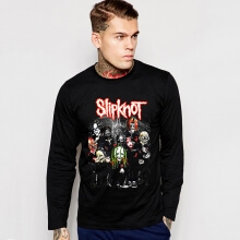 Erkekler için Slipknot Livek Uzun Kollu Tshirt