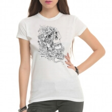Tatouage Rock White T-shirts pour femmes 