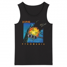 Uk Def Leppard Tankss Metal senza maniche Graphic Tees