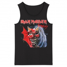 Uk Iron Maiden Tank Tops Metal Sleeveless Graphic Tees