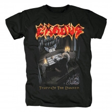 Uk Metal Graphic Tees Exodus Band Tempo Of The Damned T-Shirt