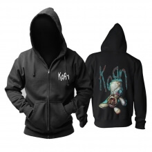 Sweat-shirt à capuche Korn en Californie, unique en métal