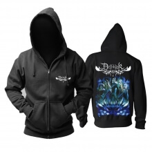 Felpa con cappuccio Dethklok unica con cappuccio Hard Rock Metal Music Band Hoodie