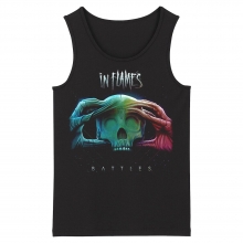 Unique In Flames Tank Tops Sweden Metal Sleeveless Shirts