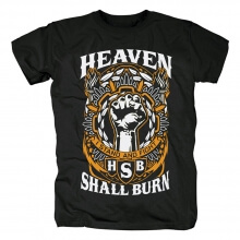 Unique Heaven Shall Burn Tee Shirts Alemania Hard Rock Camiseta