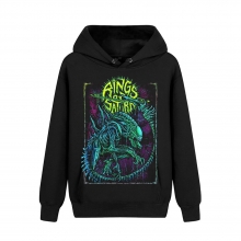 Anéis originais do Hoodie da música do metal de Saturno Xeno Hoody