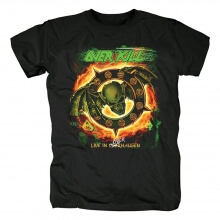 Us Metal Grafiske Tees Personligt Overkill Band Live I Overhausen T-Shirt