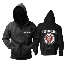 Bize Terör Hoodie Hard Rock Metal Punk Rock Ter Gömlek