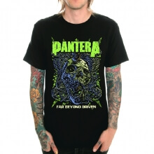 Vintage Sort Metal Pantera T-shirt til Ungdom